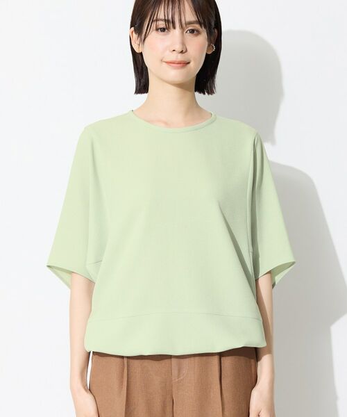 INDIVI / インディヴィ カットソー | 【洗える／2WAY／裾ドロスト付き】 ドルマンスリーブチュニックトップス | 詳細21
