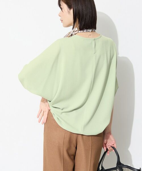 INDIVI / インディヴィ カットソー | 【洗える／2WAY／裾ドロスト付き】 ドルマンスリーブチュニックトップス | 詳細9