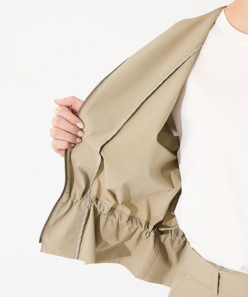 INDIVI / インディヴィ レザーブルゾン・ジャケット | 【撥水／UVケア／SETUP可能】軽量5分袖ライトブルゾン | 詳細21