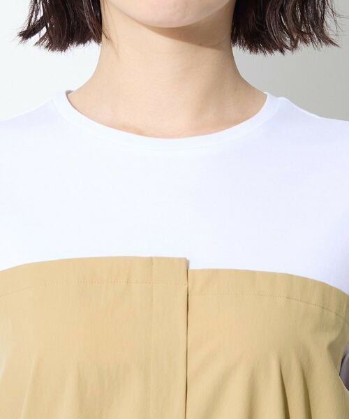 INDIVI / インディヴィ ロング・マキシ丈ワンピース | 【洗える／1枚でキマる／ドロスト付】ビスチェ風ドッキングTワンピース | 詳細13