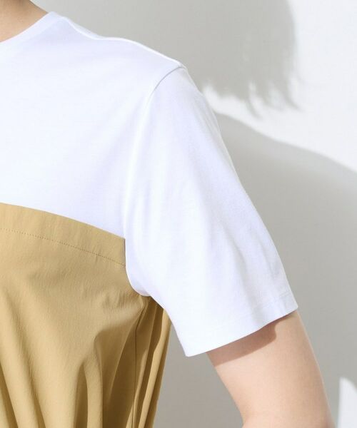 INDIVI / インディヴィ ロング・マキシ丈ワンピース | 【洗える／1枚でキマる／ドロスト付】ビスチェ風ドッキングTワンピース | 詳細14