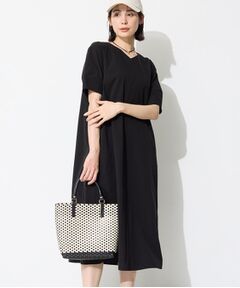 INDIVI / インディヴィ ロング・マキシ丈ワンピース | 【撥水／UVケア／SETUP可能】軽量ベルト付きAラインワンピース