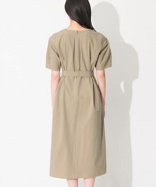 INDIVI / インディヴィ ロング・マキシ丈ワンピース | 【撥水／UVケア／SETUP可能】軽量ベルト付きAラインワンピース | 詳細15