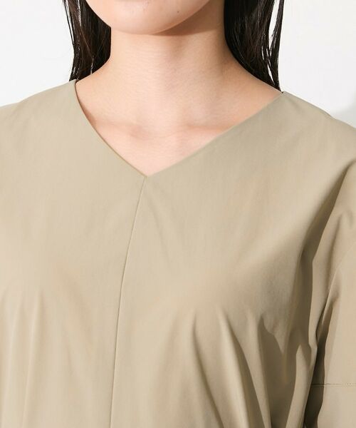 INDIVI / インディヴィ ロング・マキシ丈ワンピース | 【撥水／UVケア／SETUP可能】軽量ベルト付きAラインワンピース | 詳細18