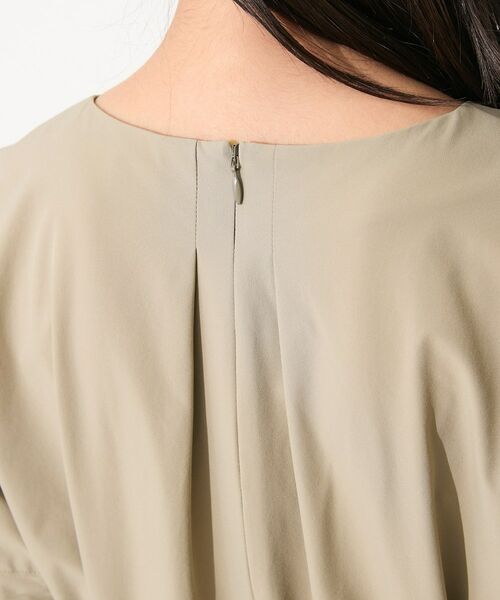 INDIVI / インディヴィ ロング・マキシ丈ワンピース | 【撥水／UVケア／SETUP可能】軽量ベルト付きAラインワンピース | 詳細19