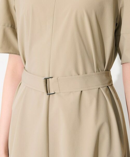 INDIVI / インディヴィ ロング・マキシ丈ワンピース | 【撥水／UVケア／SETUP可能】軽量ベルト付きAラインワンピース | 詳細22