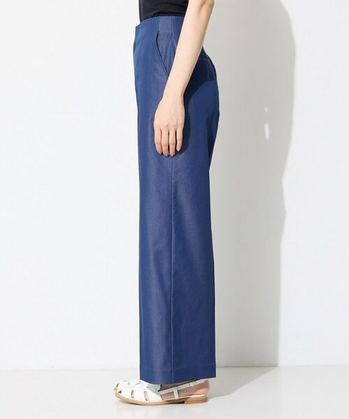 INDIVI / インディヴィ パンツ | 【洗える／UVケア／SETUP可能】デニムライクワイドパンツ | 詳細10