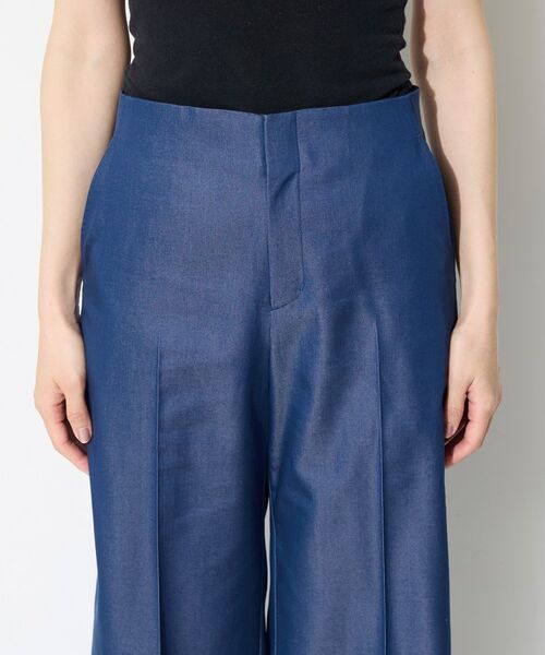 INDIVI / インディヴィ パンツ | 【洗える／UVケア／SETUP可能】デニムライクワイドパンツ | 詳細12