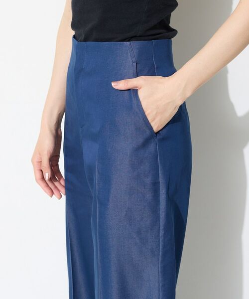 INDIVI / インディヴィ パンツ | 【洗える／UVケア／SETUP可能】デニムライクワイドパンツ | 詳細13