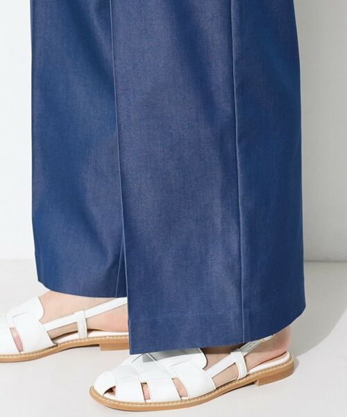 INDIVI / インディヴィ パンツ | 【洗える／UVケア／SETUP可能】デニムライクワイドパンツ | 詳細16