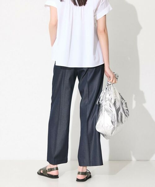 INDIVI / インディヴィ パンツ | 【洗える／UVケア／SETUP可能】デニムライクワイドパンツ | 詳細5