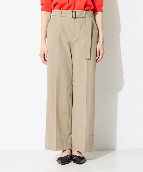 INDIVI / インディヴィ パンツ | 【撥水／UVケア／SETUP可能】軽量ベルト付ワイドストレートパンツ | 詳細17