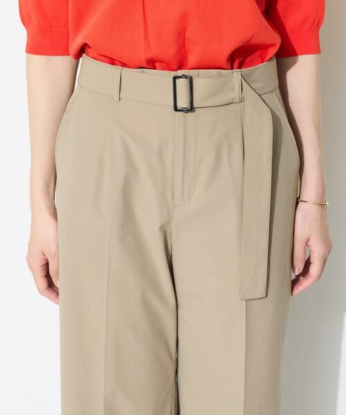 INDIVI / インディヴィ パンツ | 【撥水／UVケア／SETUP可能】軽量ベルト付ワイドストレートパンツ | 詳細20