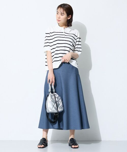 INDIVI / インディヴィ スカート | 【洗える／UVケア／すっきり見え】ナローフレアスカート | 詳細12