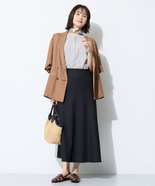 INDIVI / インディヴィ スカート | 【洗える／UVケア／すっきり見え】ナローフレアスカート | 詳細4