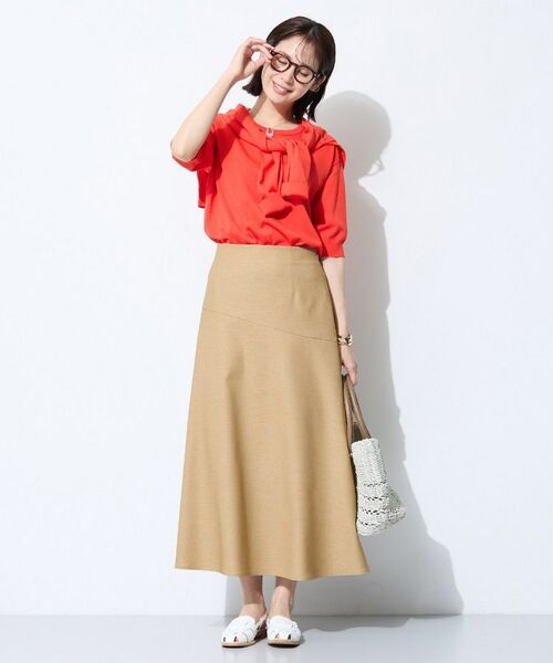 INDIVI / インディヴィ スカート | 【洗える／UVケア／すっきり見え】ナローフレアスカート | 詳細8