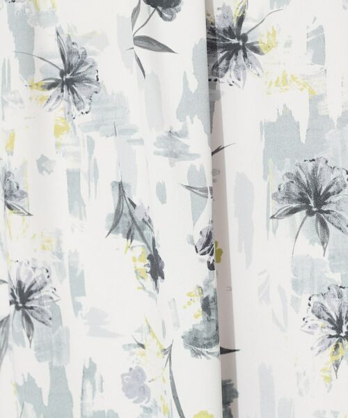 INDIVI / インディヴィ ロング・マキシ丈スカート | 【洗える／SETUP可能】アートフラワープリントスカート | 詳細4