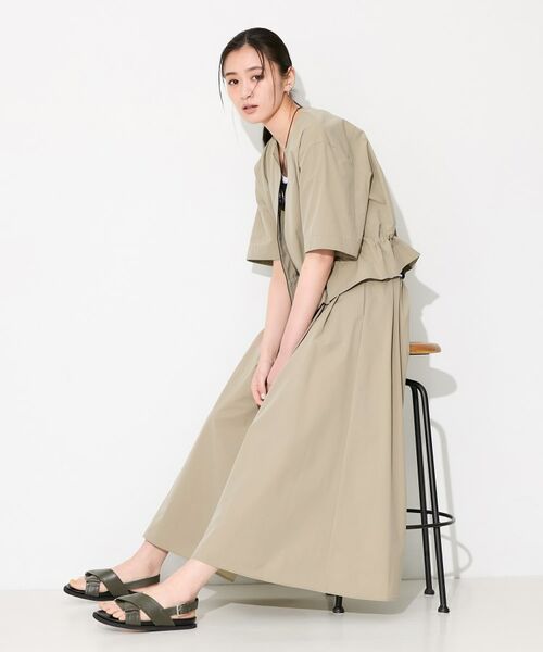 INDIVI / インディヴィ ロング・マキシ丈スカート | 【撥水／UVケア／SETUP可能】軽量マキシ丈タックスカート | 詳細11