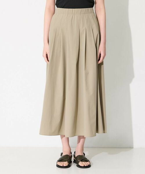 INDIVI / インディヴィ ロング・マキシ丈スカート | 【撥水／UVケア／SETUP可能】軽量マキシ丈タックスカート | 詳細17