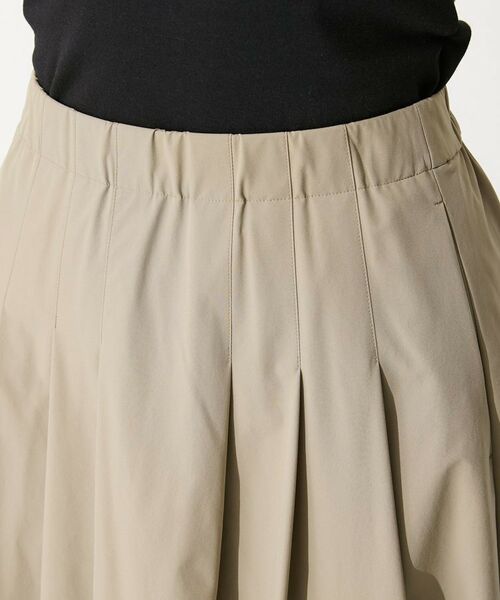 INDIVI / インディヴィ ロング・マキシ丈スカート | 【撥水／UVケア／SETUP可能】軽量マキシ丈タックスカート | 詳細20