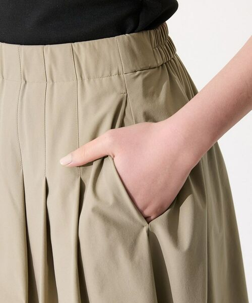 INDIVI / インディヴィ ロング・マキシ丈スカート | 【撥水／UVケア／SETUP可能】軽量マキシ丈タックスカート | 詳細22