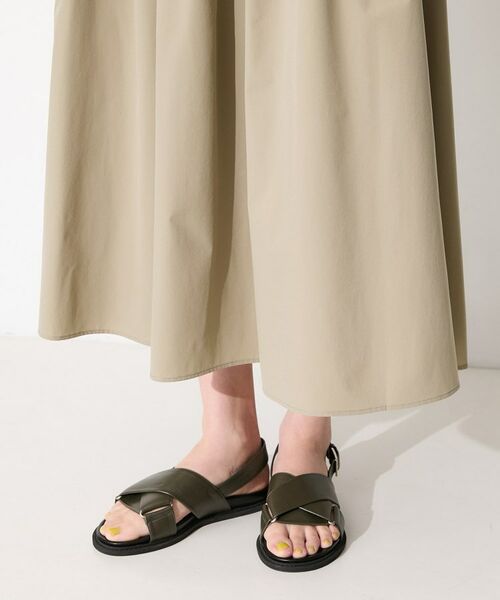 INDIVI / インディヴィ ロング・マキシ丈スカート | 【撥水／UVケア／SETUP可能】軽量マキシ丈タックスカート | 詳細23