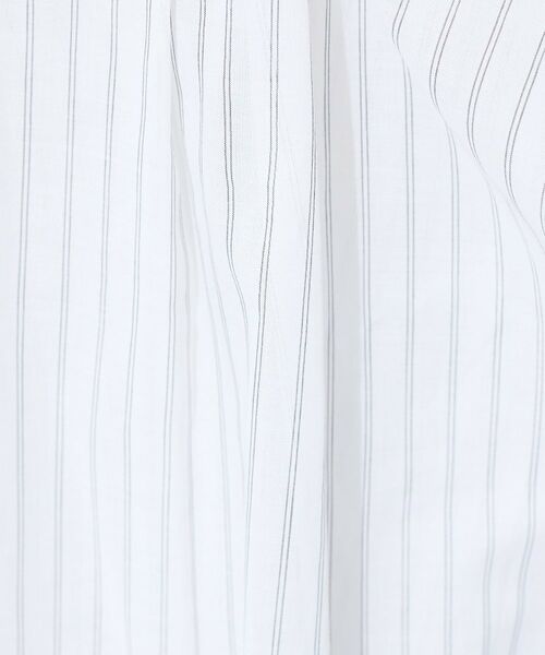 INDIVI / インディヴィ シャツ・ブラウス | 【洗える／軽やか】無地＆ストライプ柄 切替タックブラウス | 詳細9