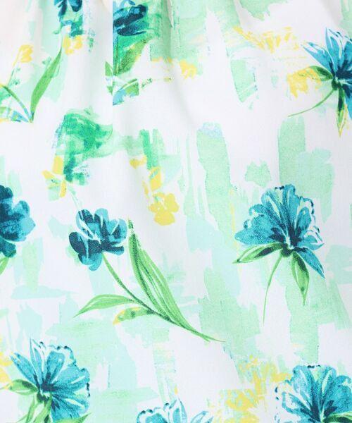 INDIVI / インディヴィ シャツ・ブラウス | 【洗える／SETUP可能】アートフラワープリントブラウス | 詳細8