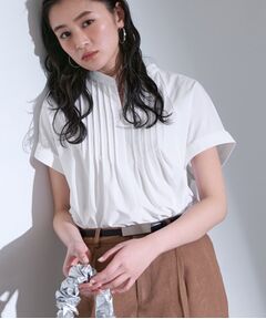 INDIVI / インディヴィ シャツ・ブラウス | 【撥水／UVケア／SETUP可能】軽量タックスキッパーブラウス