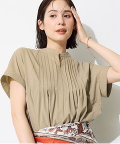 INDIVI / インディヴィ シャツ・ブラウス | 【撥水／UVケア／SETUP可能】軽量タックスキッパーブラウス