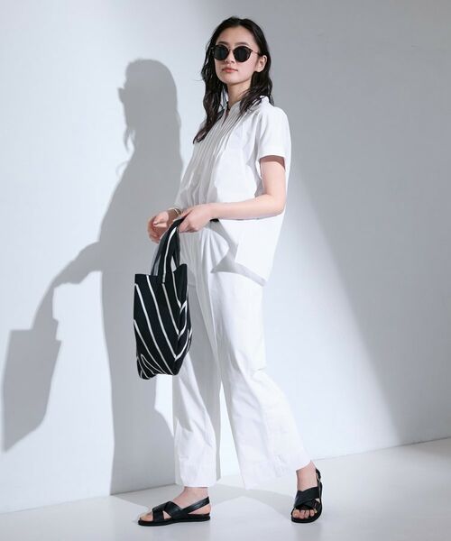 INDIVI / インディヴィ シャツ・ブラウス | 【撥水／UVケア／SETUP可能】軽量タックスキッパーブラウス | 詳細1