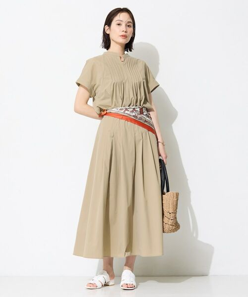 INDIVI / インディヴィ シャツ・ブラウス | 【撥水／UVケア／SETUP可能】軽量タックスキッパーブラウス | 詳細10