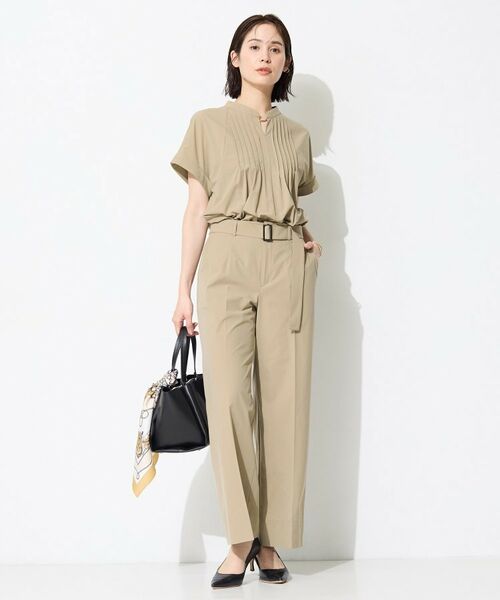 INDIVI / インディヴィ シャツ・ブラウス | 【撥水／UVケア／SETUP可能】軽量タックスキッパーブラウス | 詳細11