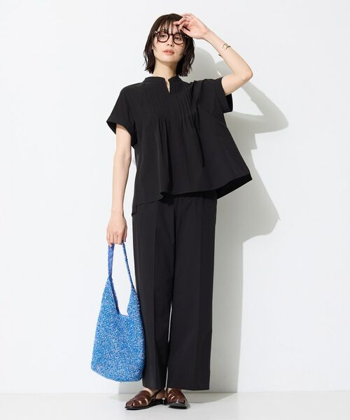 INDIVI / インディヴィ シャツ・ブラウス | 【撥水／UVケア／SETUP可能】軽量タックスキッパーブラウス | 詳細5