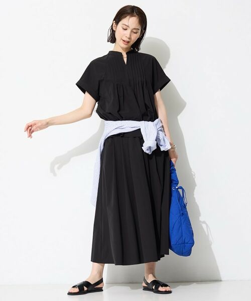 INDIVI / インディヴィ シャツ・ブラウス | 【撥水／UVケア／SETUP可能】軽量タックスキッパーブラウス | 詳細6