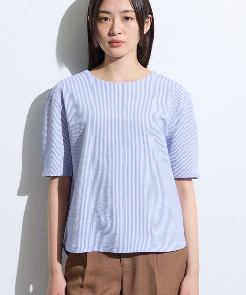 INDIVI / インディヴィ Tシャツ | 【洗える/凹凸素材】デザインTシャツ | 詳細10