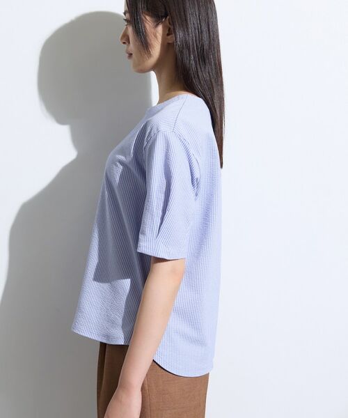 INDIVI / インディヴィ Tシャツ | 【洗える/凹凸素材】デザインTシャツ | 詳細11