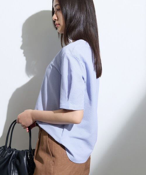 INDIVI / インディヴィ Tシャツ | 【洗える/凹凸素材】デザインTシャツ | 詳細2