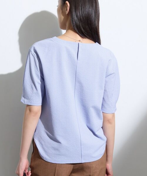 INDIVI / インディヴィ Tシャツ | 【洗える/凹凸素材】デザインTシャツ | 詳細3
