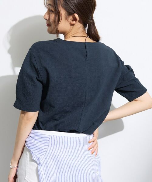 INDIVI / インディヴィ Tシャツ | 【洗える/凹凸素材】デザインTシャツ | 詳細7