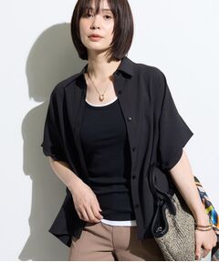 INDIVI / インディヴィ シャツ・ブラウス | 【SETUP可／清涼感〇】オーバーサイズシャツ