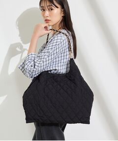 INDIVI / インディヴィ トートバッグ | 【A3サイズ対応】メタルチェーン キルトバッグ