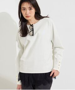 INDIVI / インディヴィ ニット・セーター | 【選べる6色／ストレッチ◎】きれいめドルマンスリーブニット