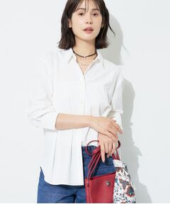 INDIVI / インディヴィ シャツ・ブラウス | 【UV／接触冷感／高ストレッチ】フロントタックシャツ