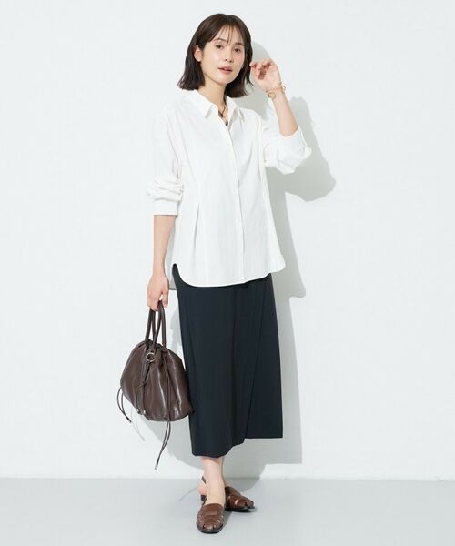 INDIVI / インディヴィ シャツ・ブラウス | 【UV/接触冷感/高ストレッチ】フロントタックシャツ | 詳細4