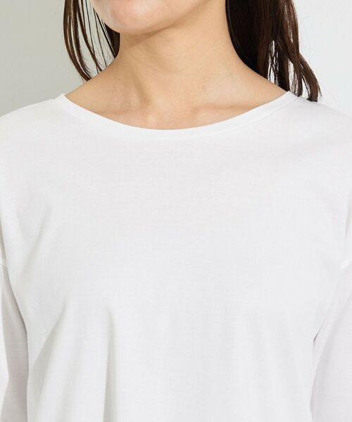 INDIVI / インディヴィ カットソー | 【レイヤードにおすすめ】シャツコンビ ロングTシャツ | 詳細17