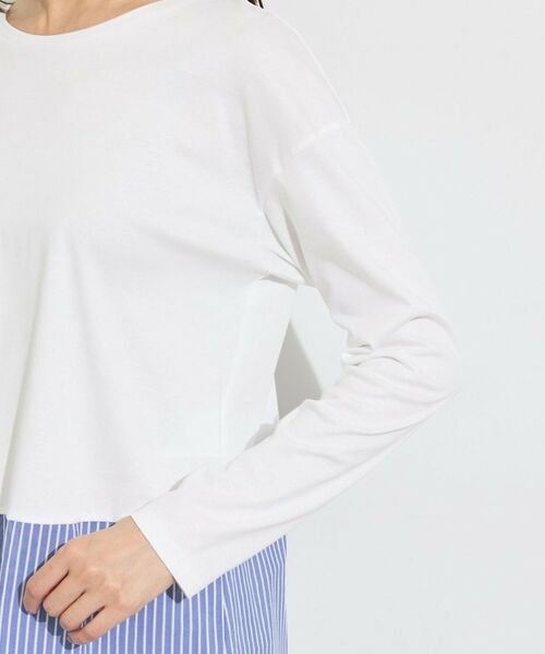 INDIVI / インディヴィ カットソー | 【レイヤードにおすすめ】シャツコンビ ロングTシャツ | 詳細18