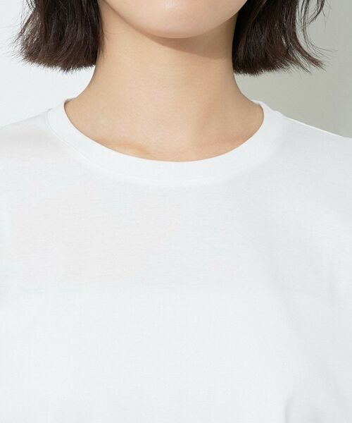 INDIVI / インディヴィ Tシャツ | 【汗ジミ防止／接触冷感】裾レースドルマンTシャツ | 詳細21