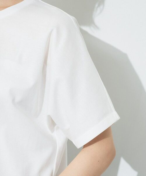 INDIVI / インディヴィ Tシャツ | 【汗ジミ防止／接触冷感】裾レースドルマンTシャツ | 詳細22