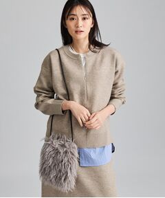 INDIVI / インディヴィ ショルダーバッグ | 【トレンド◎／軽量】ライトファーポシェットバッグ
